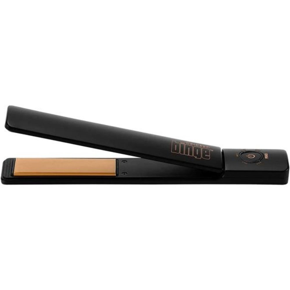 Binge Gloss Styling Iron Ceramic Tourmaline Hair for Curling and Straightening